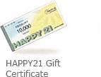 Happy 21 Gift Certificate